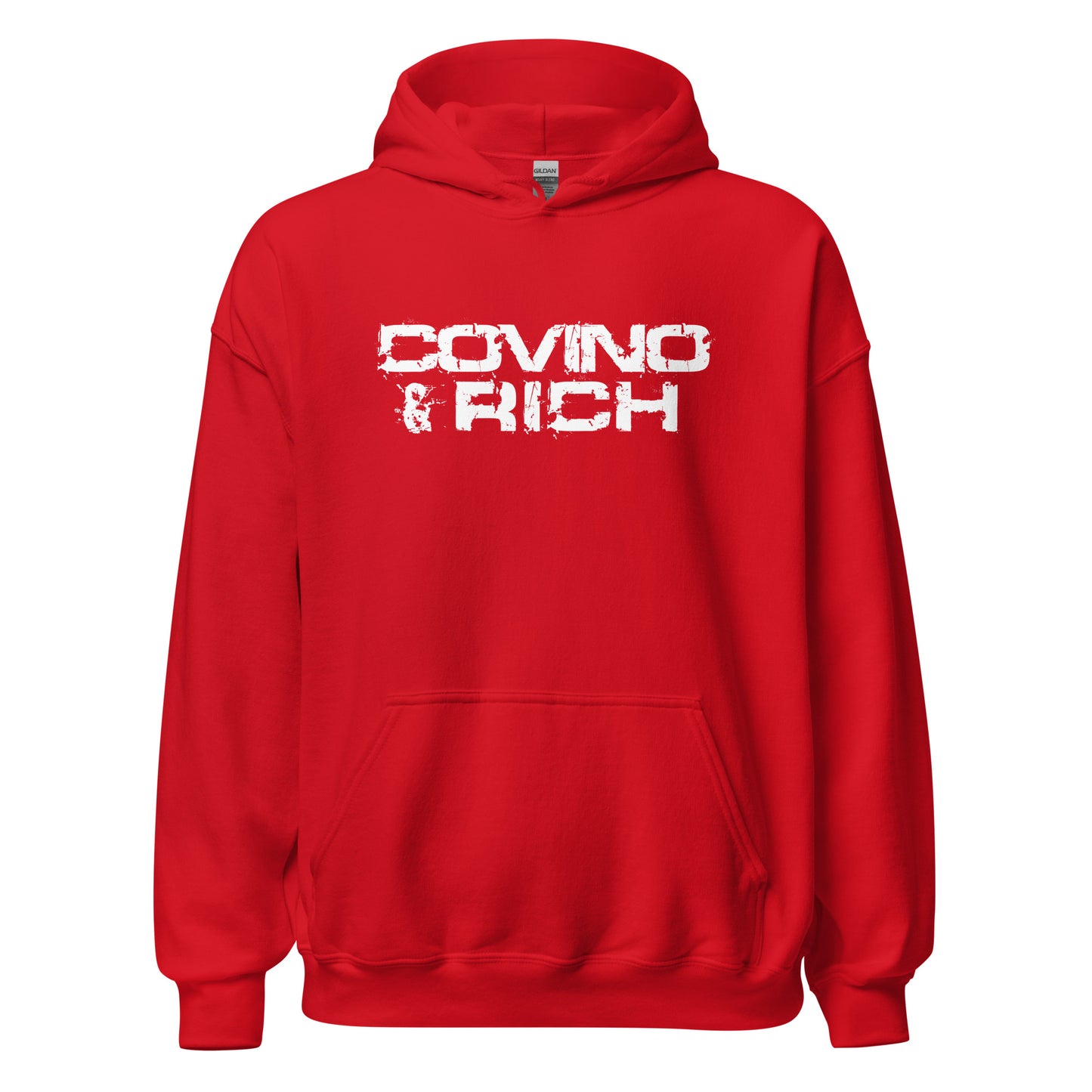 Covino & Rich Unisex Hoodie - White Logo (Gildan)