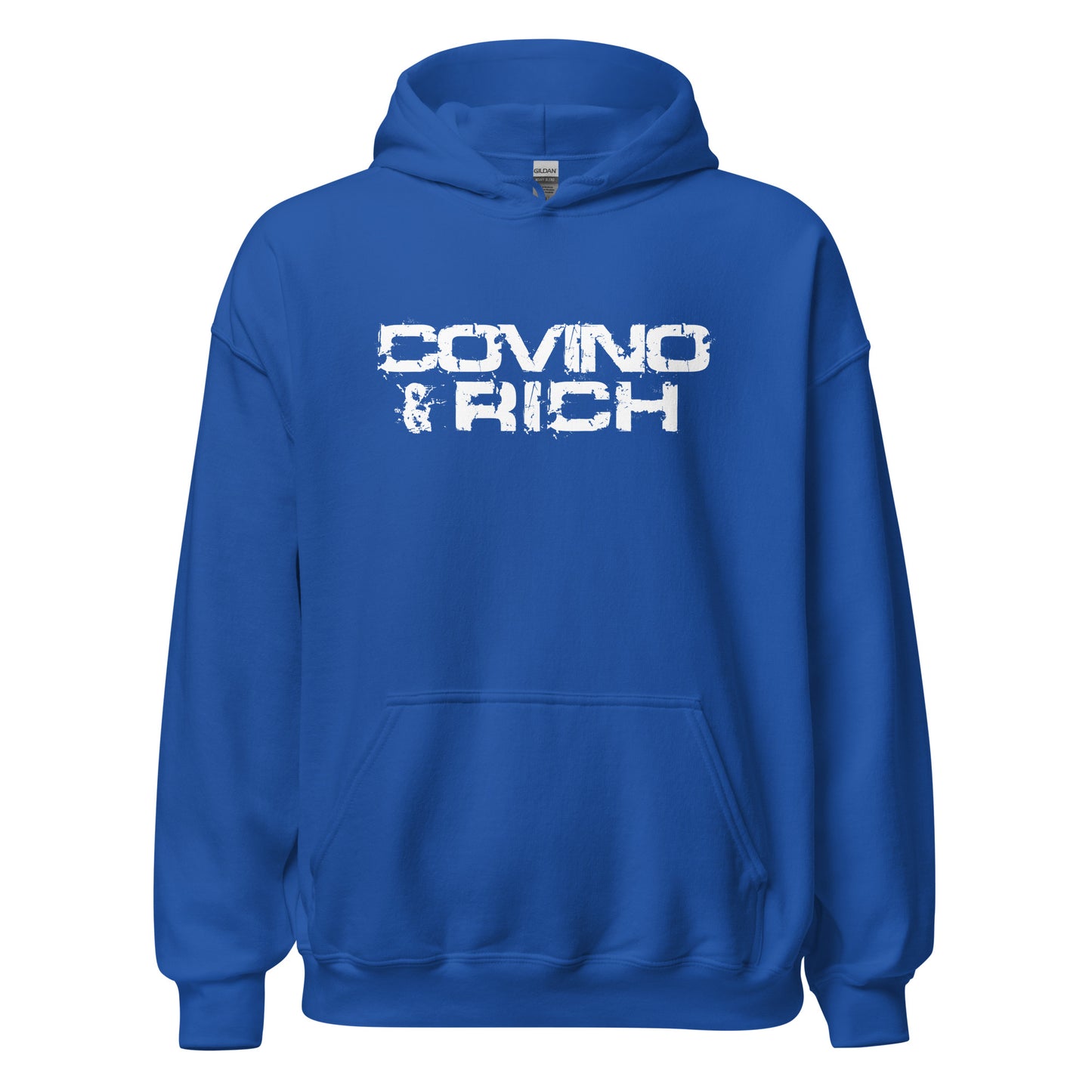 Covino & Rich Unisex Hoodie - White Logo (Gildan)