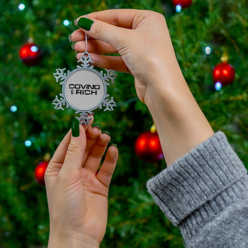 Christmas Ornament - Pewter Snowflake