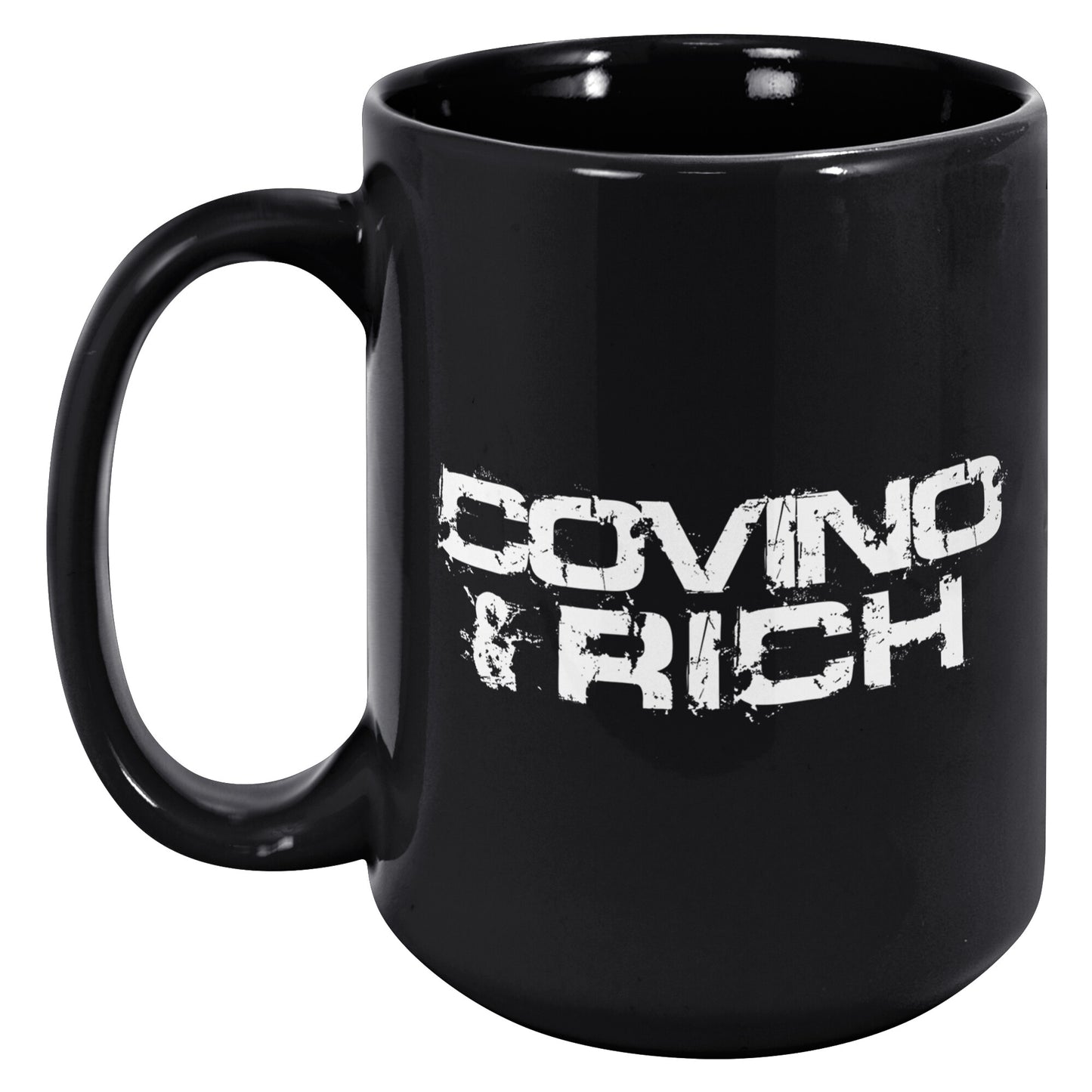 Covino & Rich 15 oz Black Mug