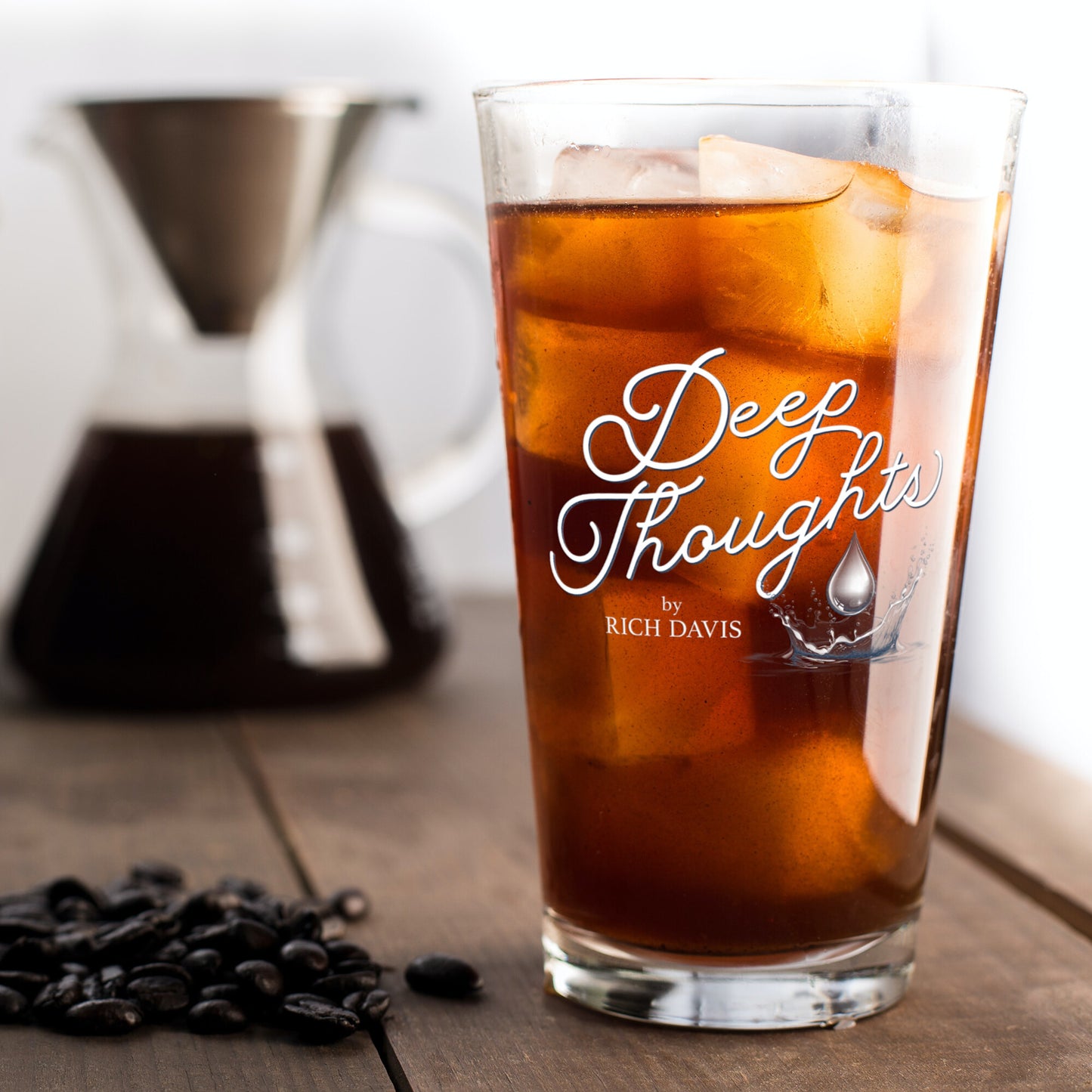 Deep Thoughts Pint Glass