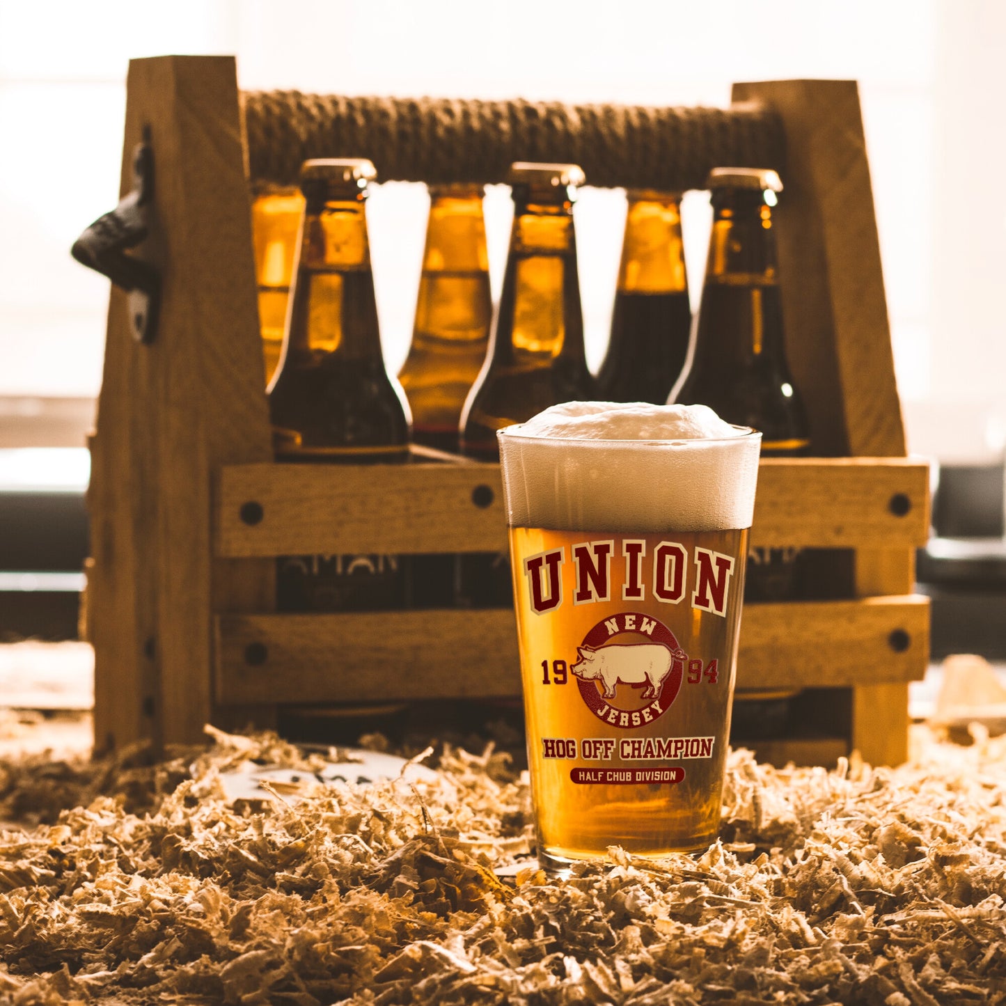 Hog Off Pint Glass