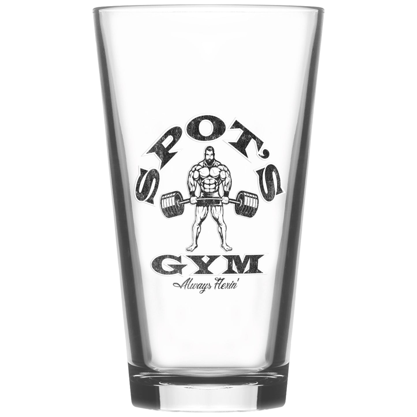 Spot's Gym Pint Glass