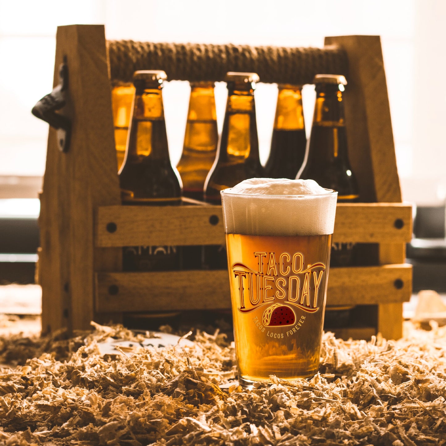 Taco Tuesday Pint Glass