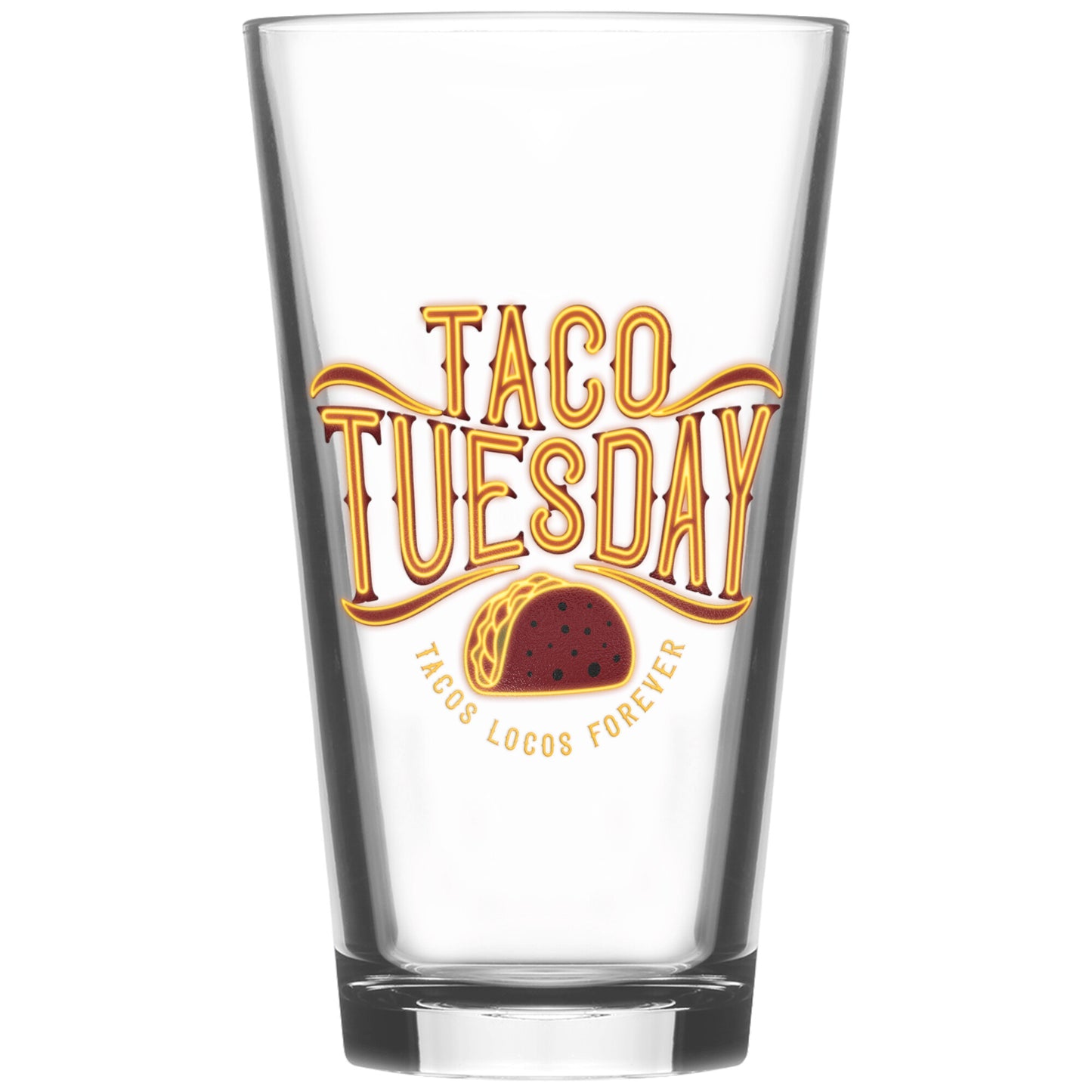 Taco Tuesday Pint Glass
