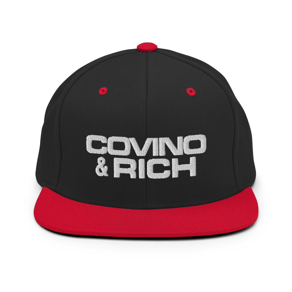 Covino & Rich Flat Bill Snapback Cap