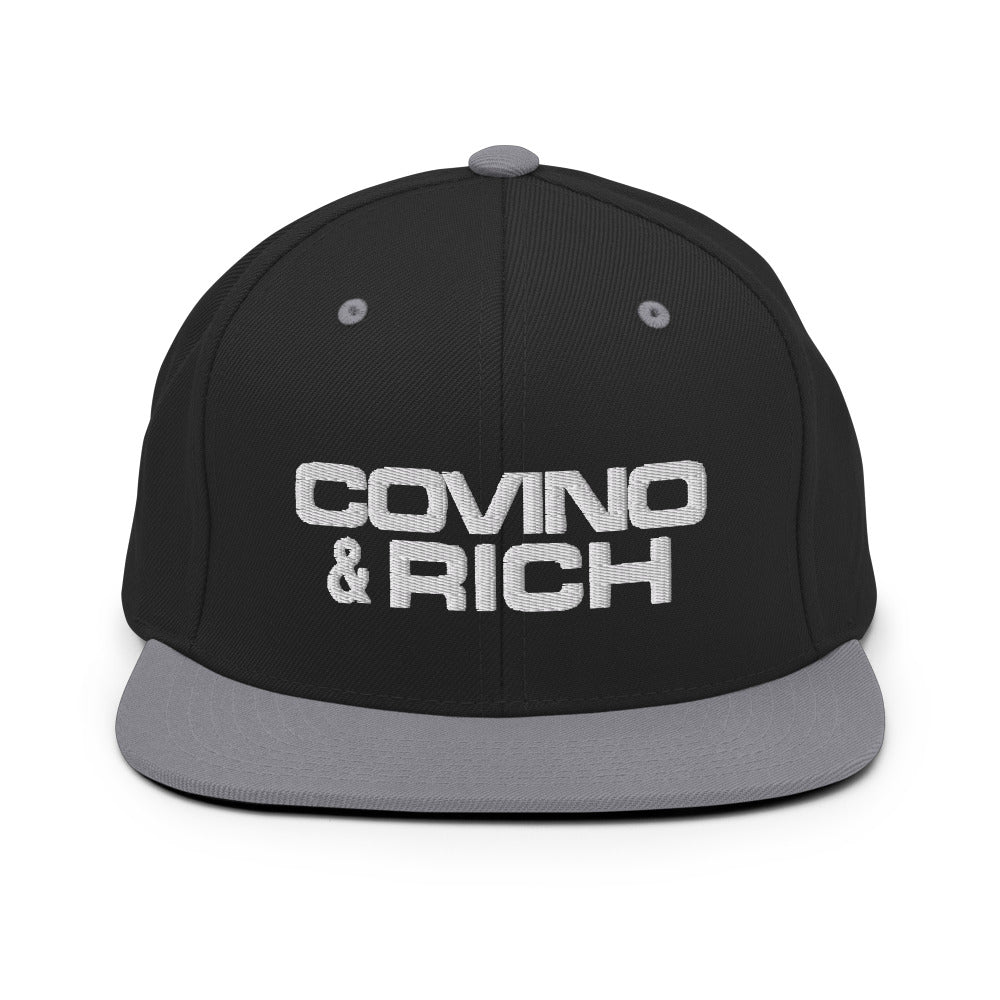 Covino & Rich Flat Bill Snapback Cap