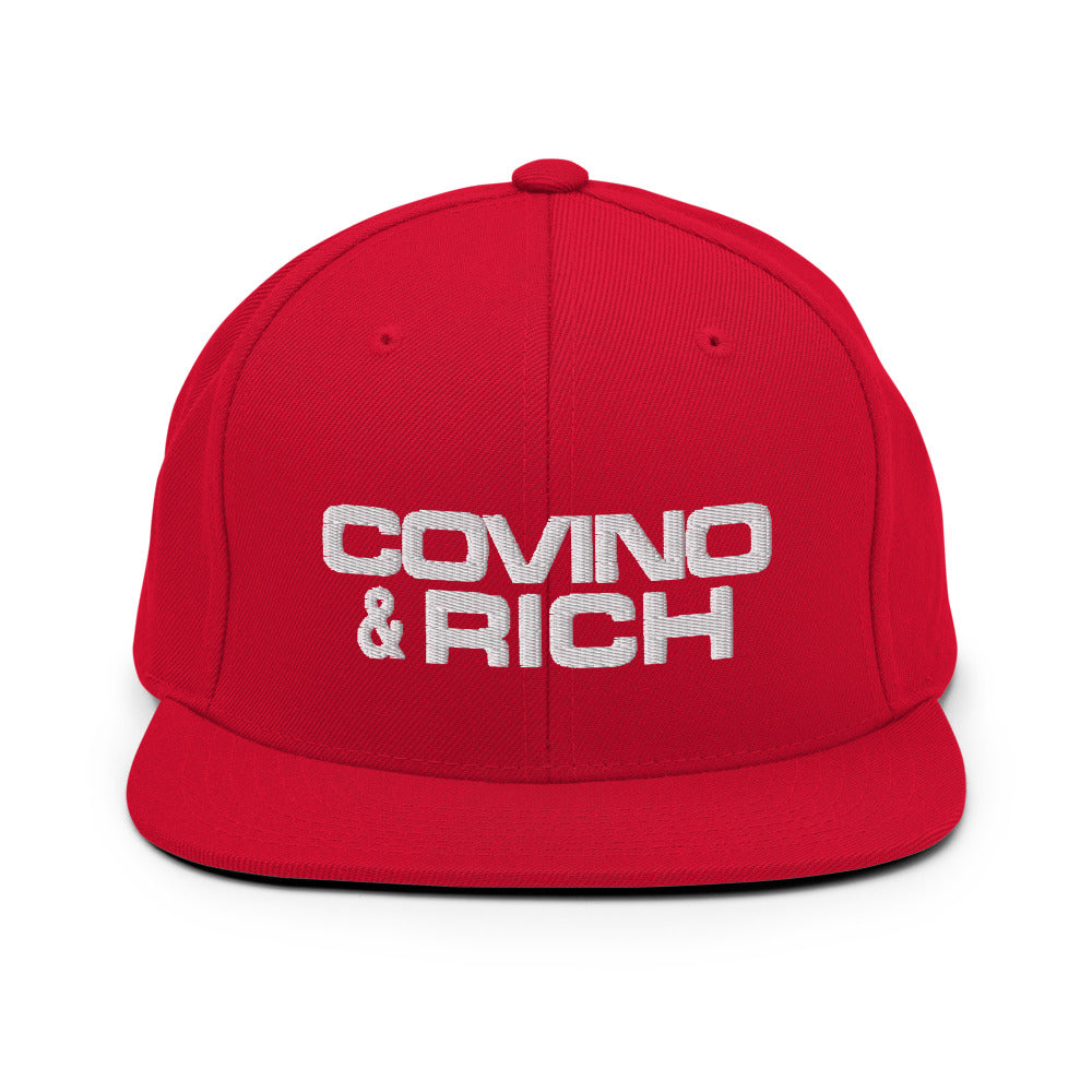 Covino & Rich Flat Bill Snapback Cap