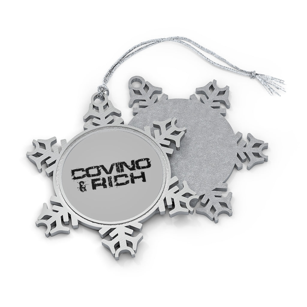 Christmas Ornament - Pewter Snowflake