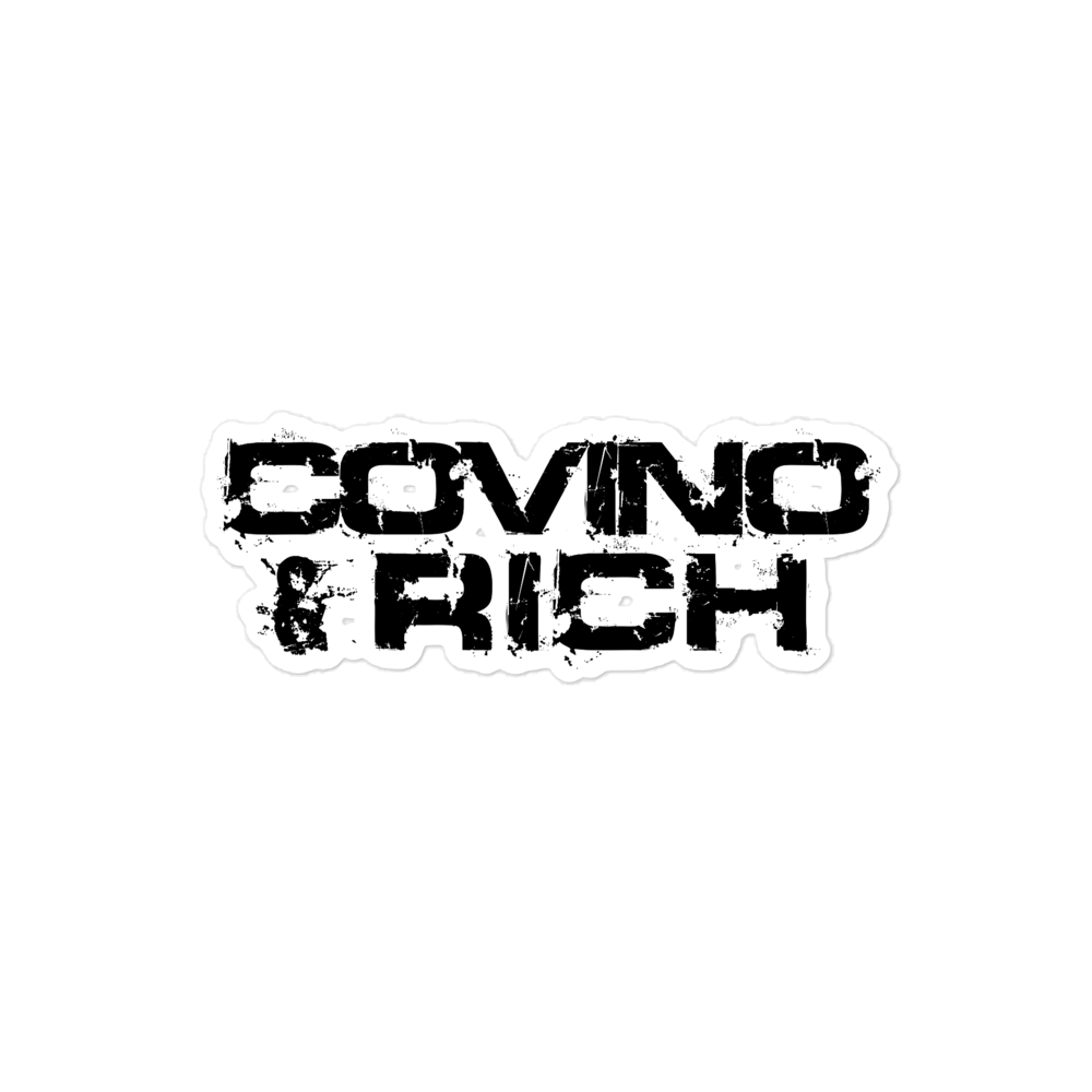 Covino & Rich Bubble-Free Sticker