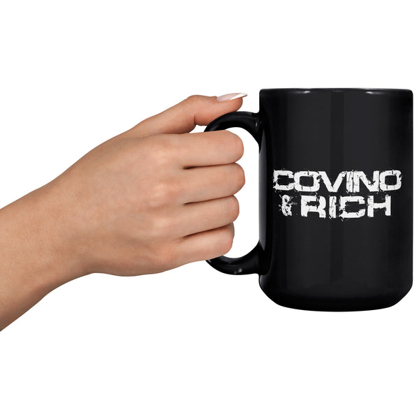 Covino & Rich 15 oz Black Mug