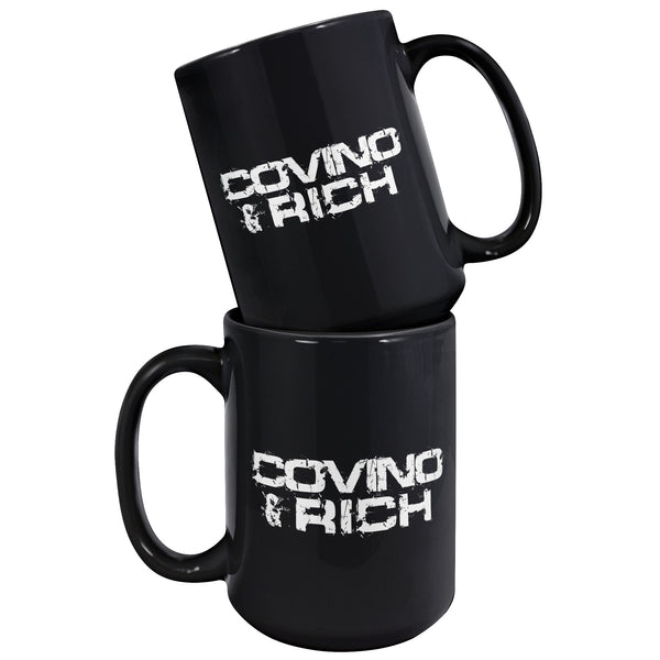 Covino & Rich 15 oz Black Mug