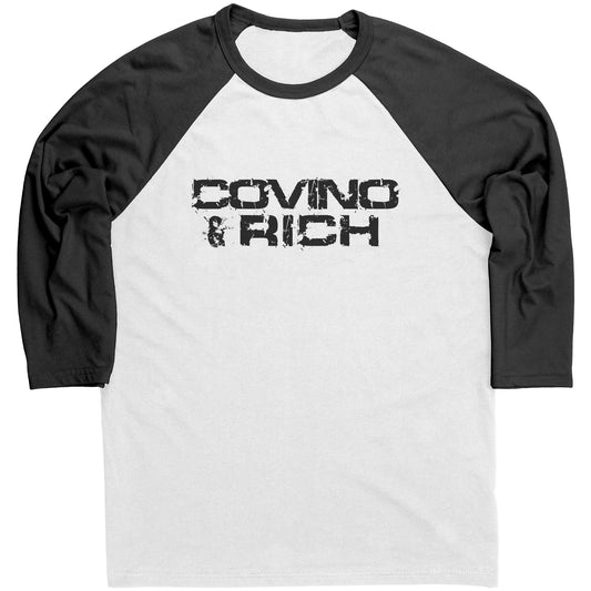 Covino & Rich Hoodie - Black Logo (Hanes Brand) – Covino & Rich Show Merch