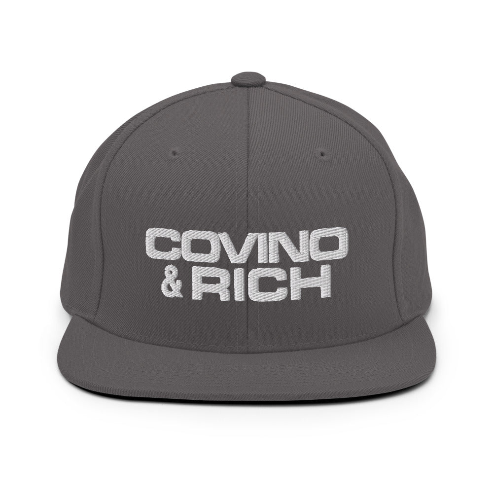 Covino & Rich Flat Bill Snapback Cap