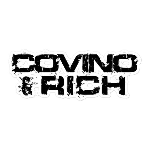 Covino & Rich Bubble-Free Sticker